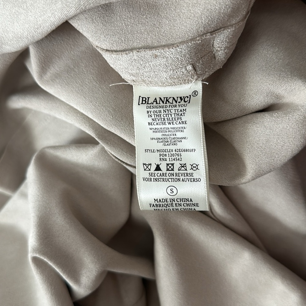 Blank NYC Free people Vegan Suede Trench Coat - Picture 7 of 16
